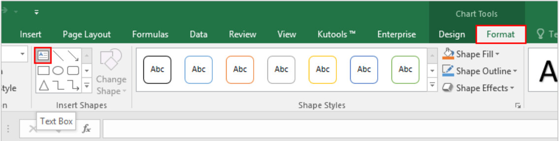 Sửa format trong biểu đồ